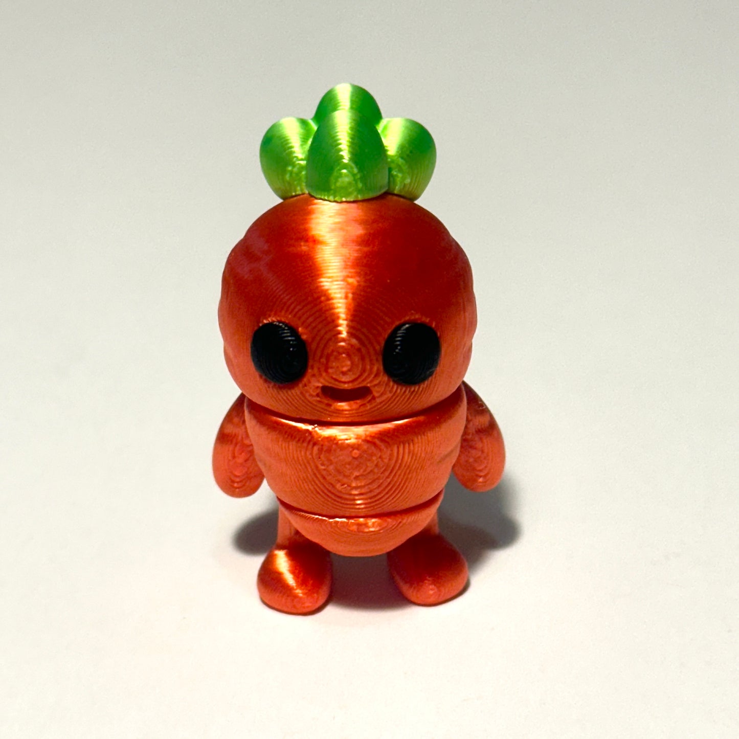 Mini Flexi Carrot - 3D Printed Articulating Figure