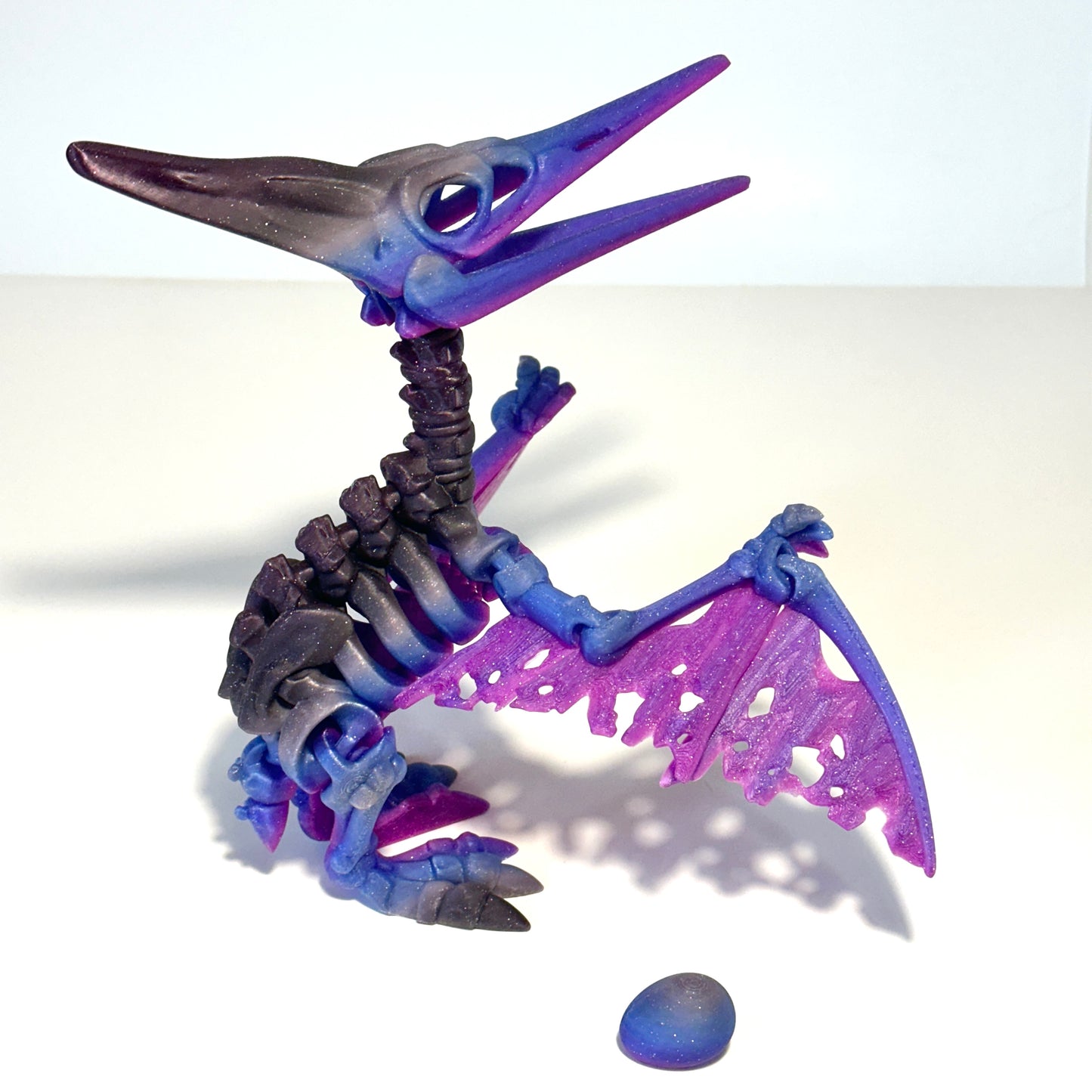 Giant Skeleton Pteranodon - 3D Printed Articulating Figure