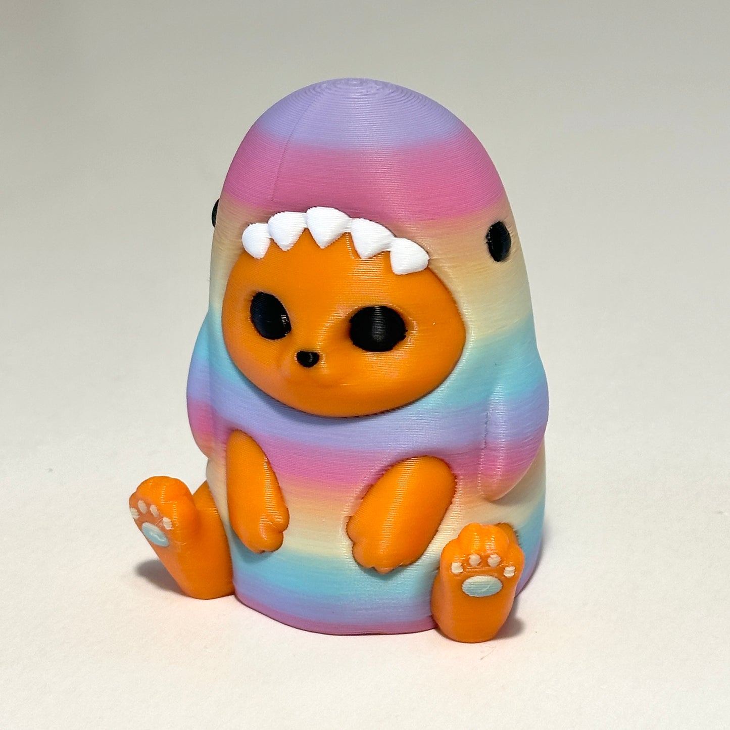 Sitting Cat Shark - 3D Printed Figure