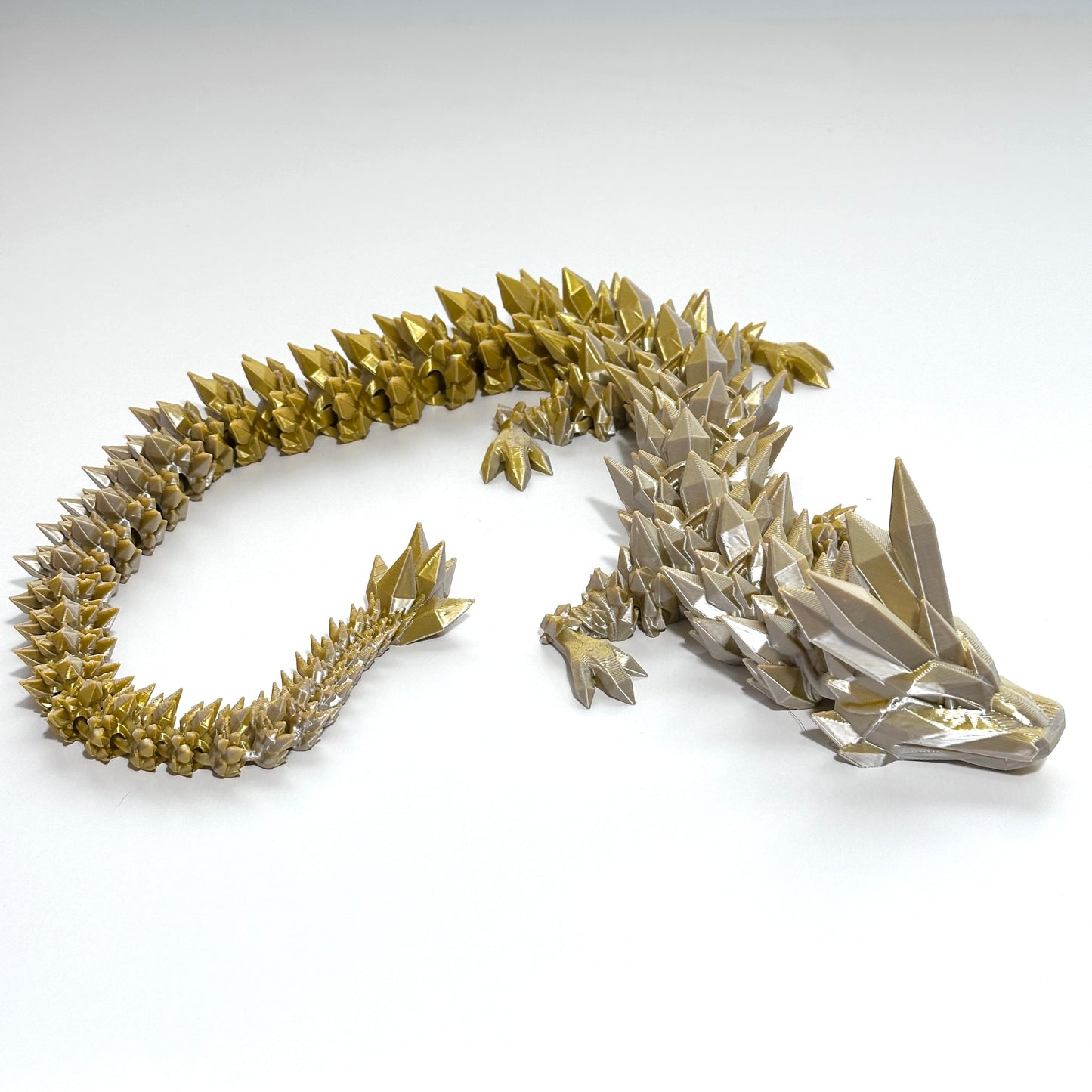 Large Crystal Dragons - 3D Printed Articulating