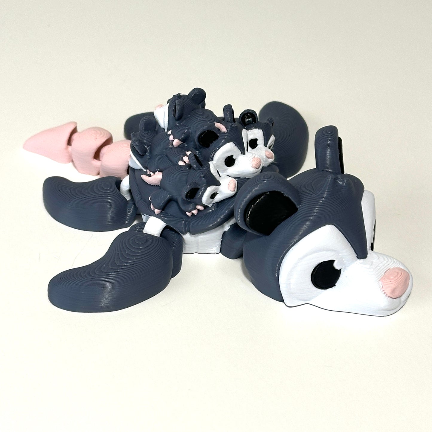 Opossum Turtle - 3D Printed Articulating Figure