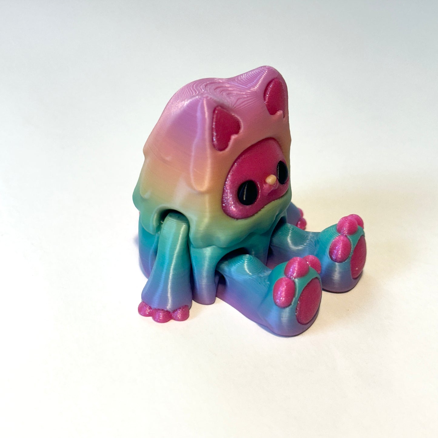 Woobu Koneko - 3D Printed Articulating Figure