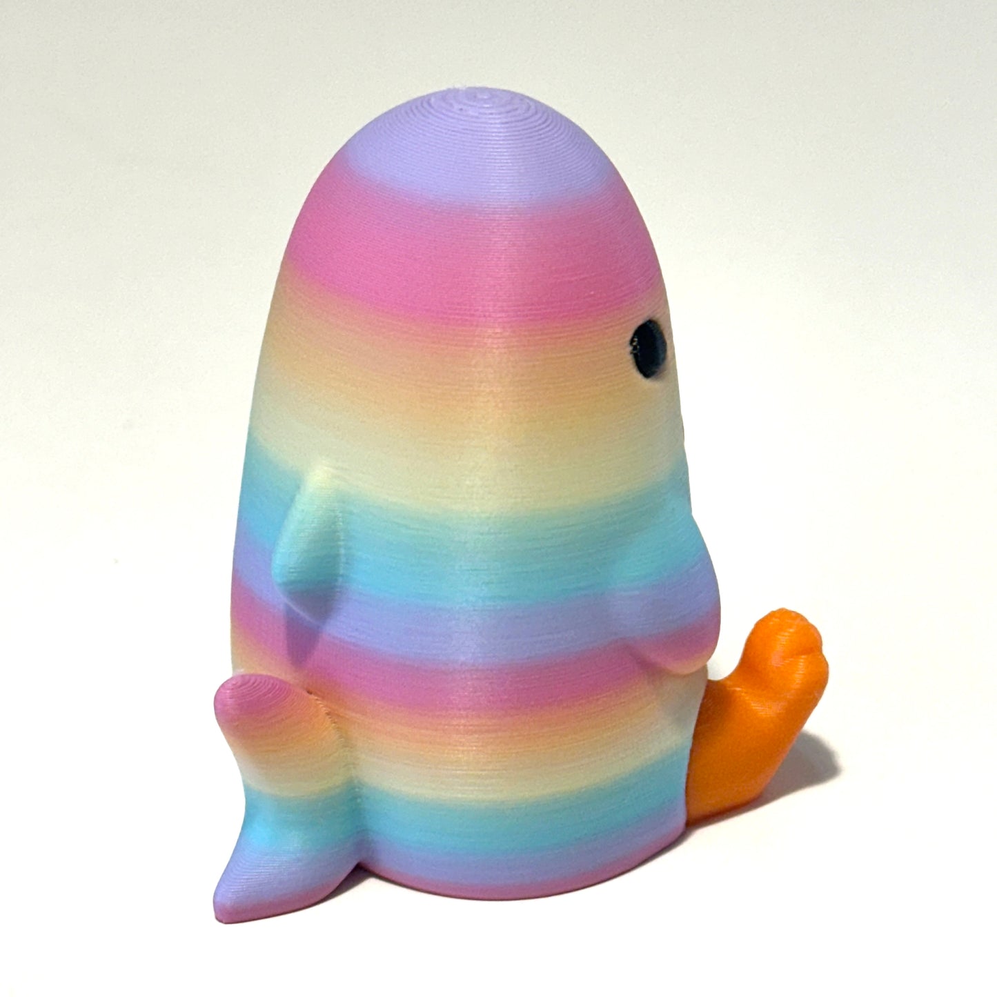 Sitting Cat Shark - 3D Printed Figure