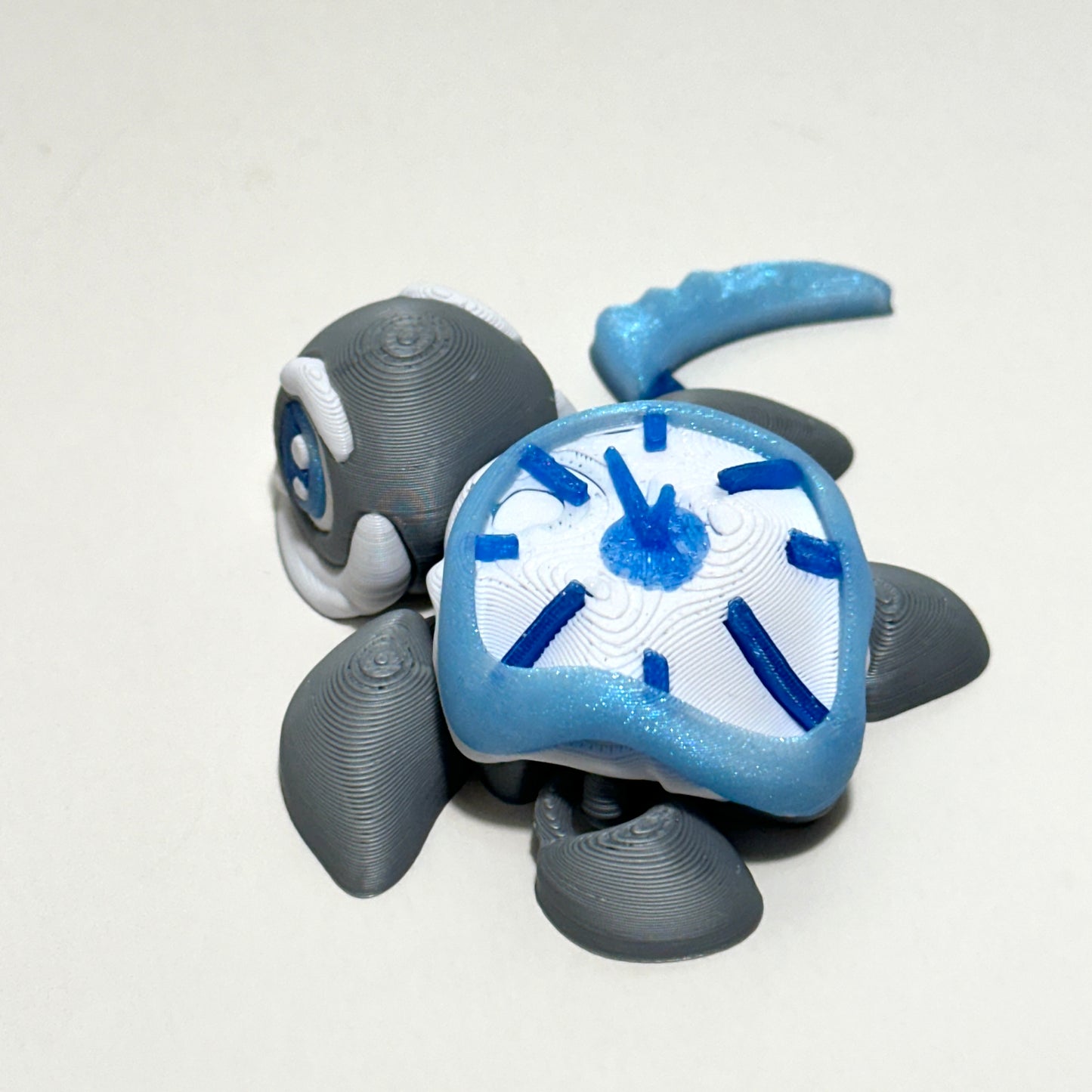 Father Time Turtle - 3D Printed Articulating Figure