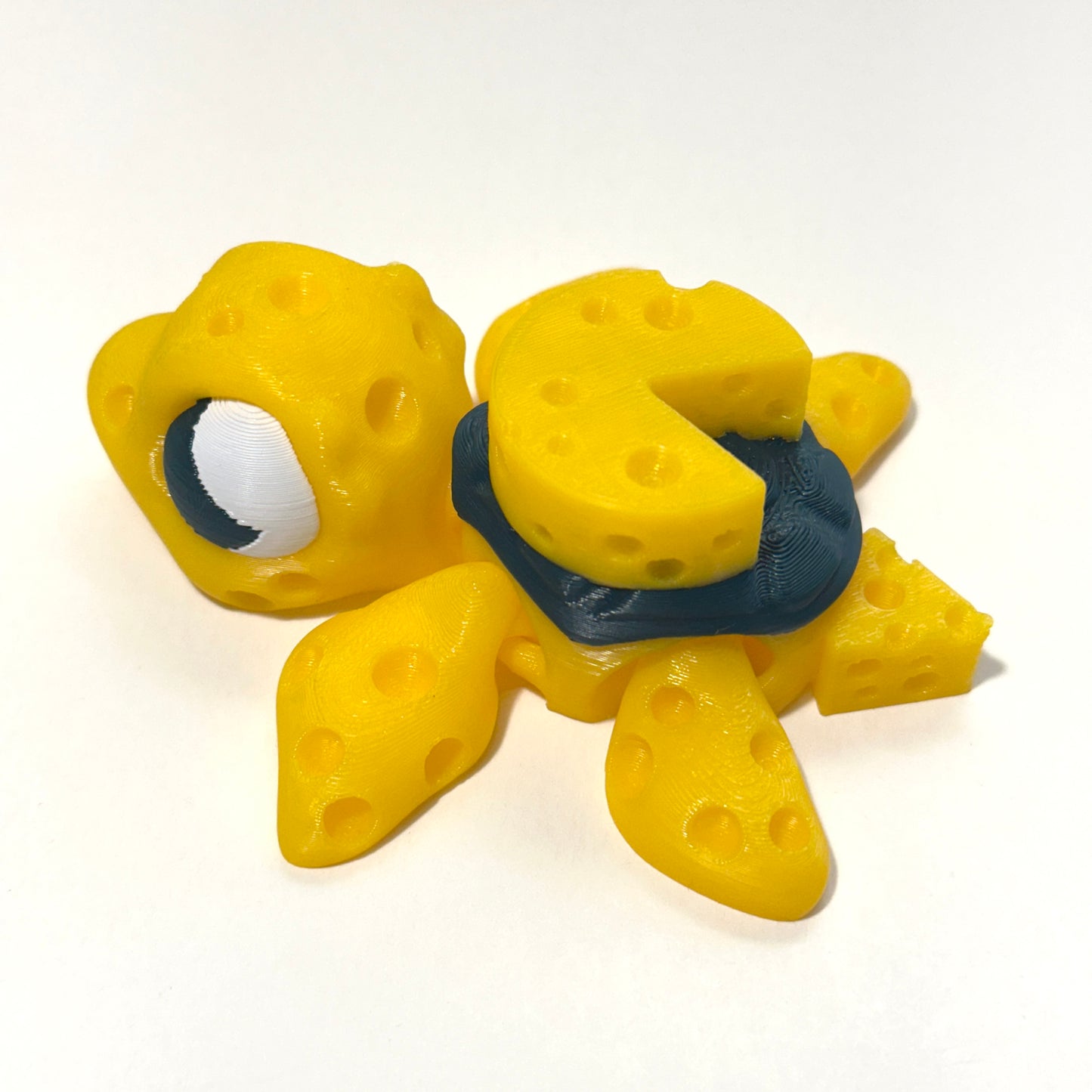 Swiss Cheese Turtle - 3D Printed Articulating Figure