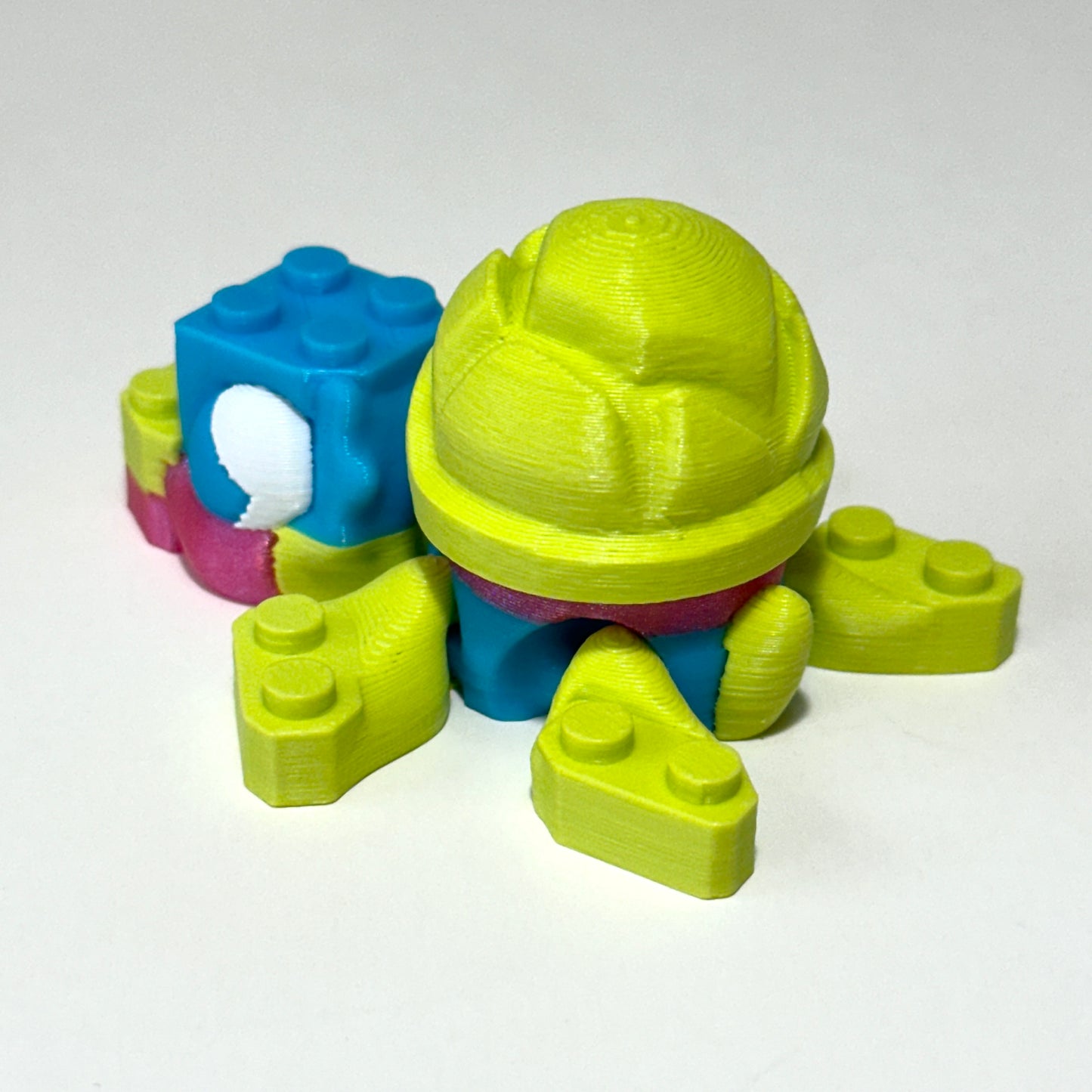 Bricky Turtle - 3D Printed Articulating Figure