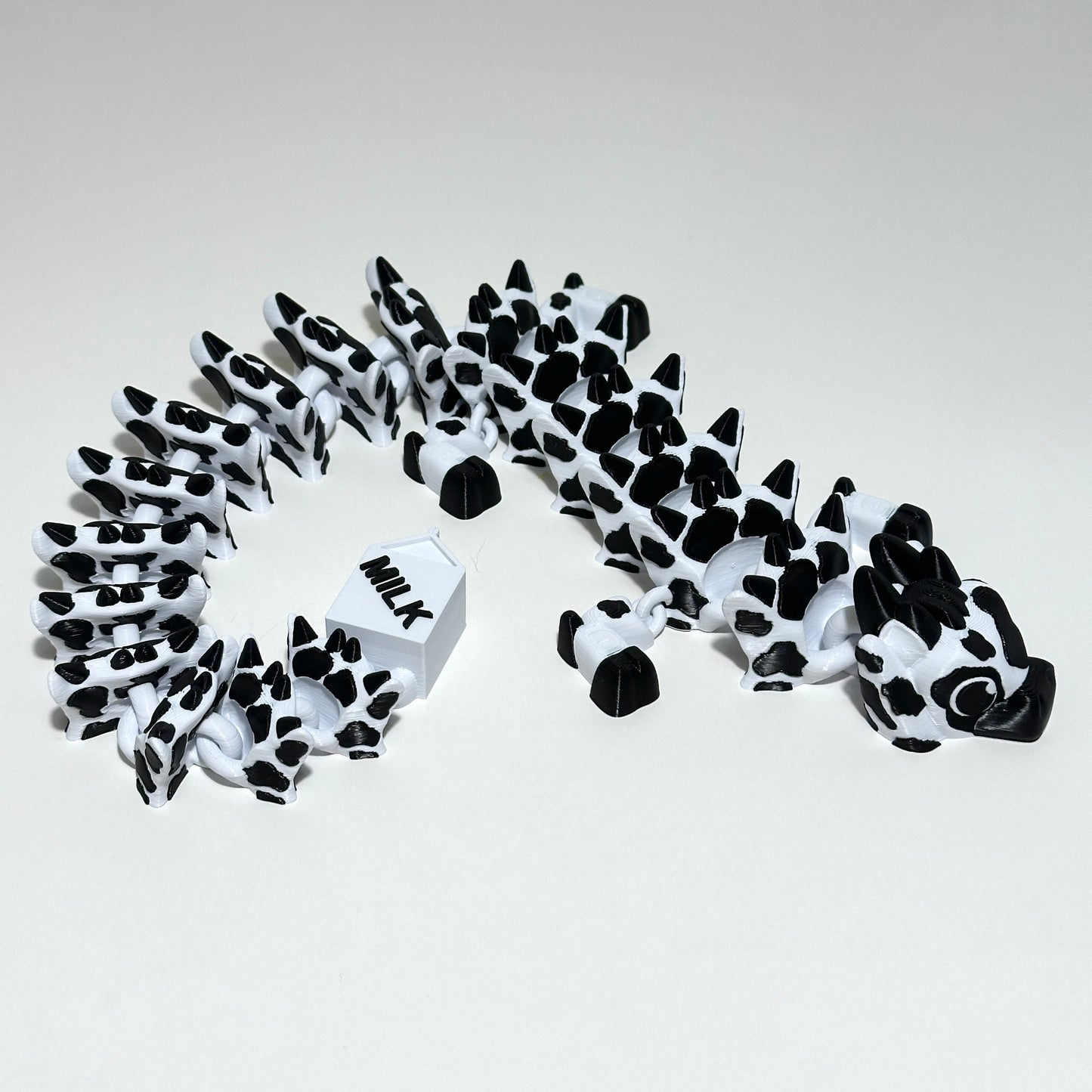 Moo Cow Dragon - 3D Printed Articulating Figure