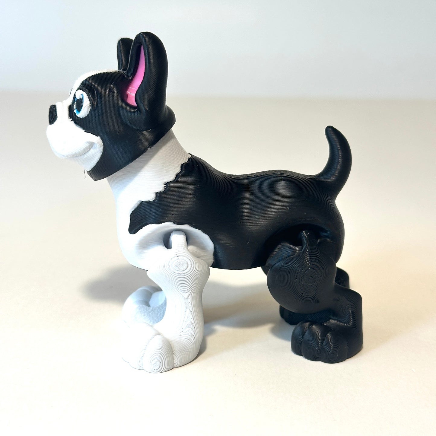 Flexi Boston Terrier - 3D Printed Articulating Figure