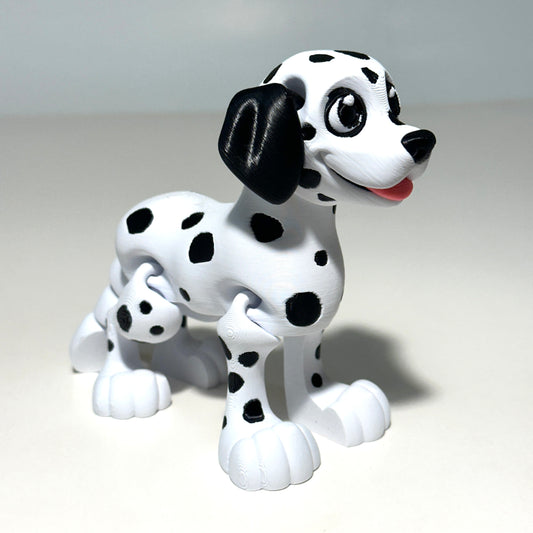 Flexi Dalmatian (Sabrina) - 3D Printed Articulating Figure