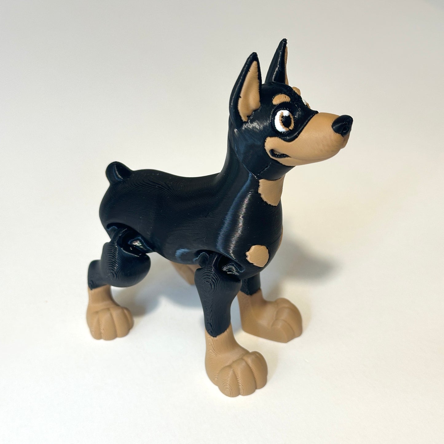 Flexi Dobermann - 3D Printed Articulating Figure