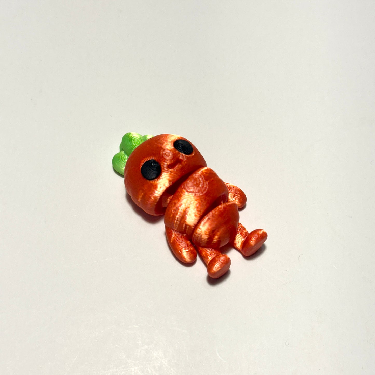 Mini Flexi Carrot - 3D Printed Articulating Figure