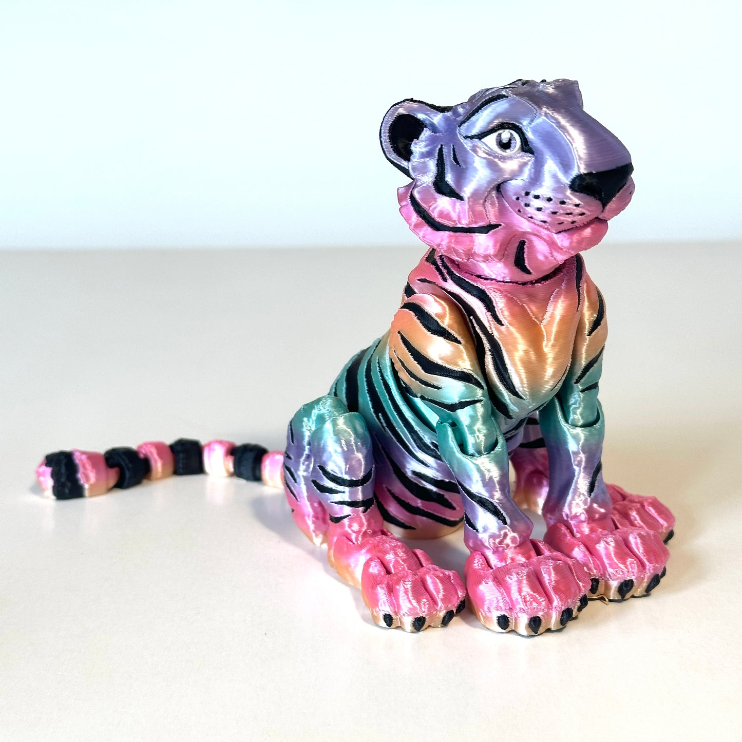 Tiger - 3D Printed Articulating Figurine