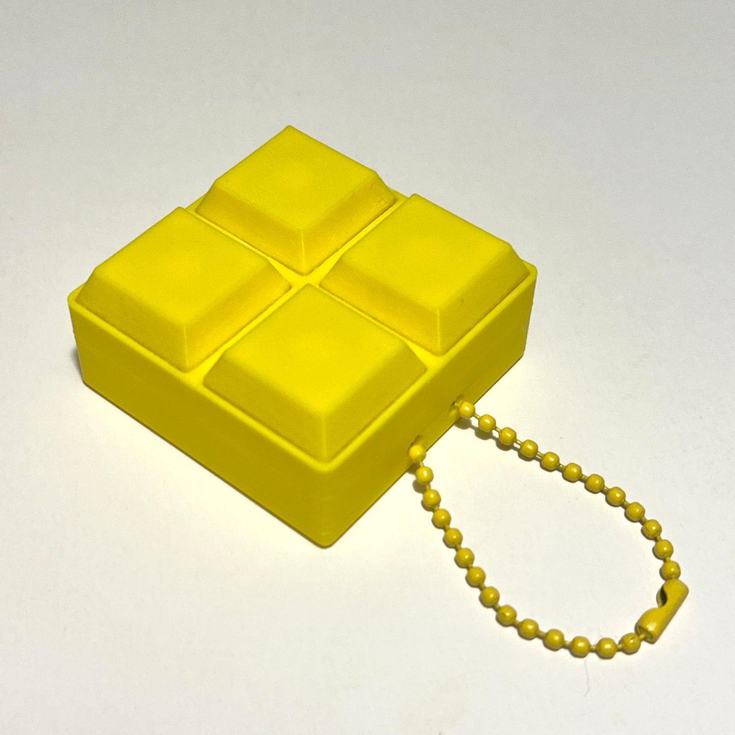 Block Game Fidget Clicker - 3D Printed