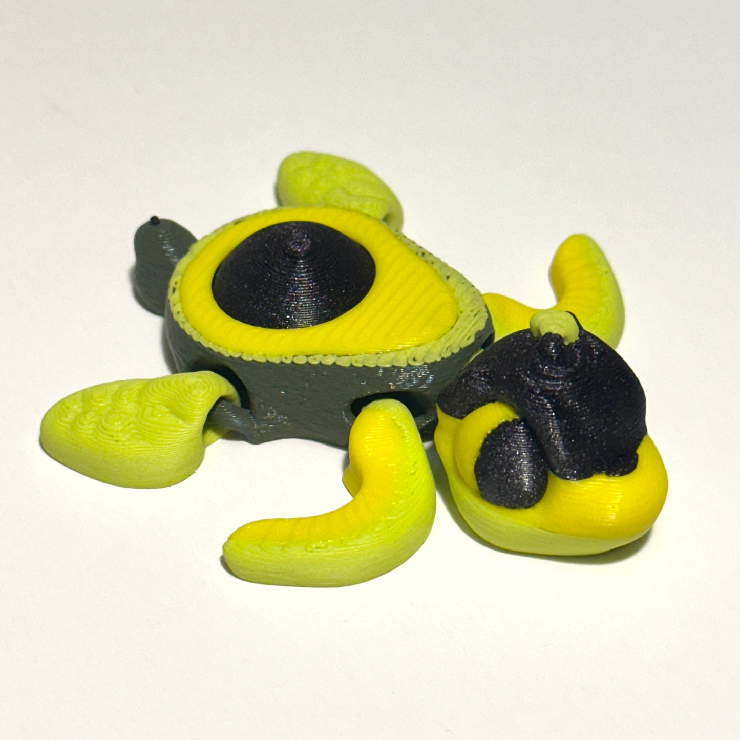 Avocado Turtle - 3D Printed Articulating Figure