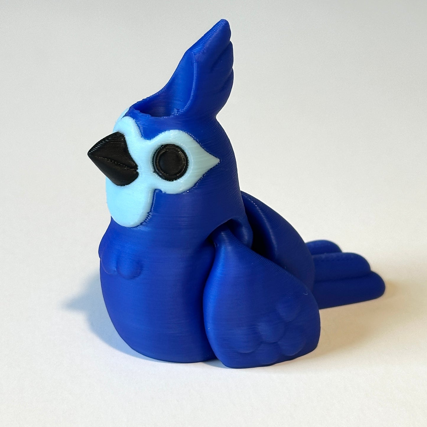 Blue Jay Straw Topper - 3D Printed Articulating Figure