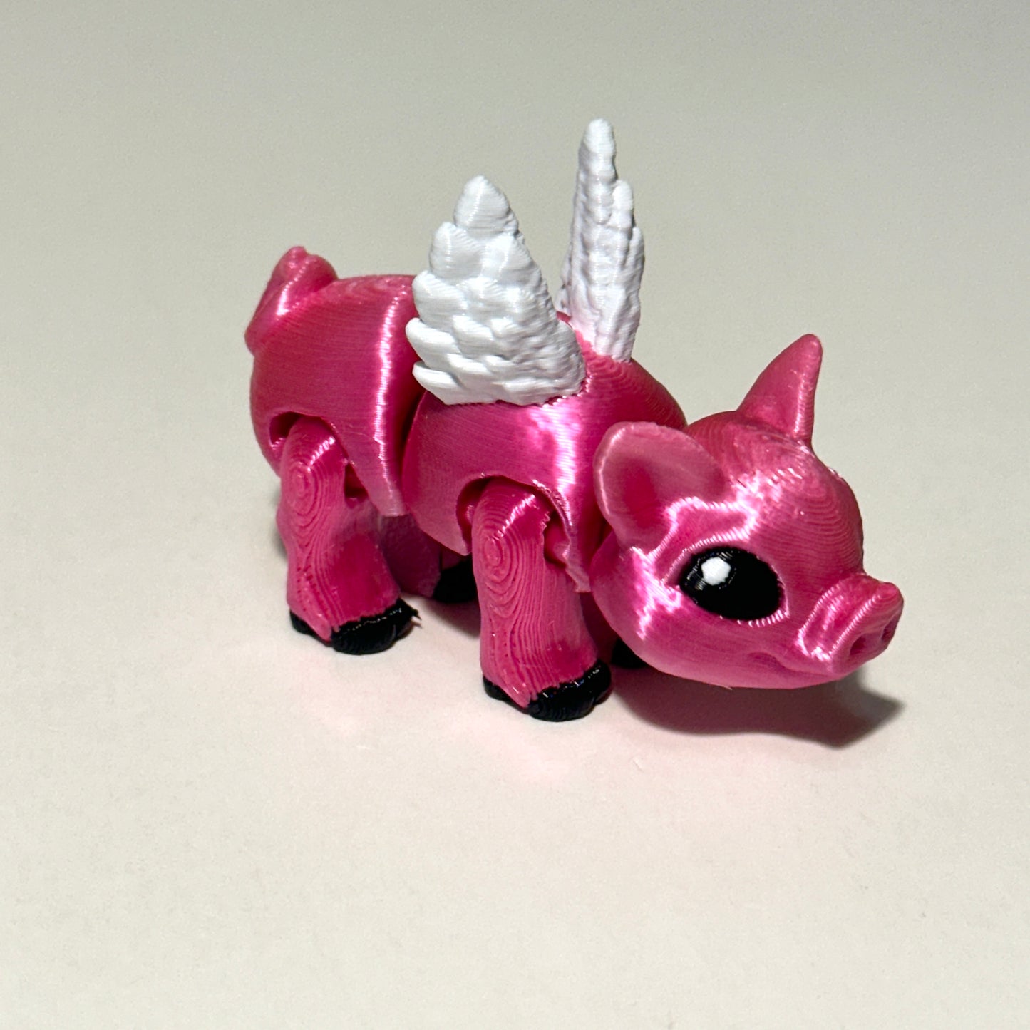 Flying Pig - 3D Printed Articulating Figure