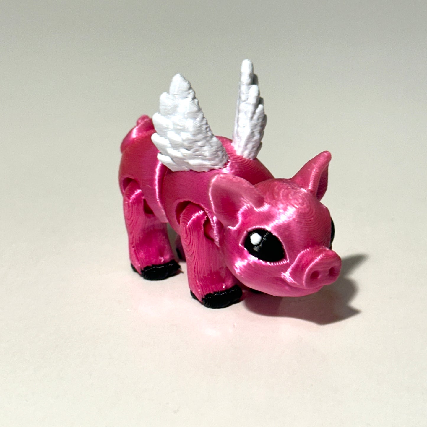Flying Pig - 3D Printed Articulating Figure