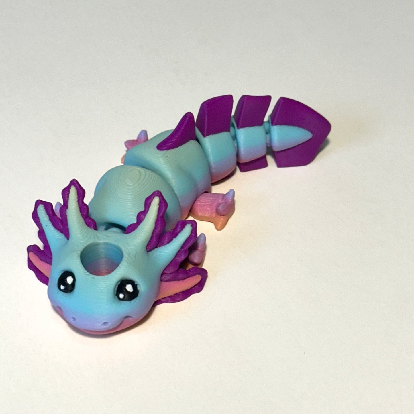 Baby Axolotl - 3D Printed Articulating Figure