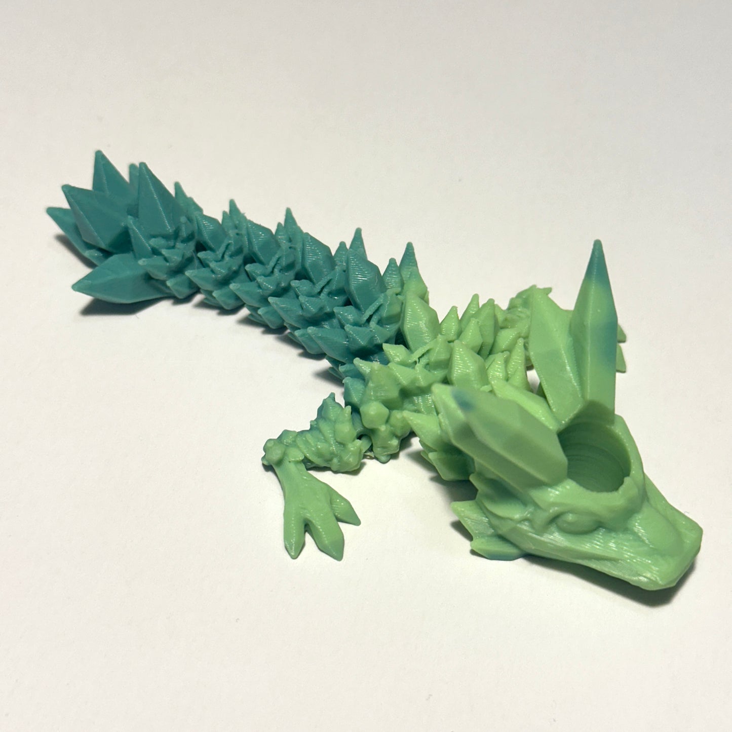 Crystal Tadling Straw Topper - 3D Printed Articulating FIgure