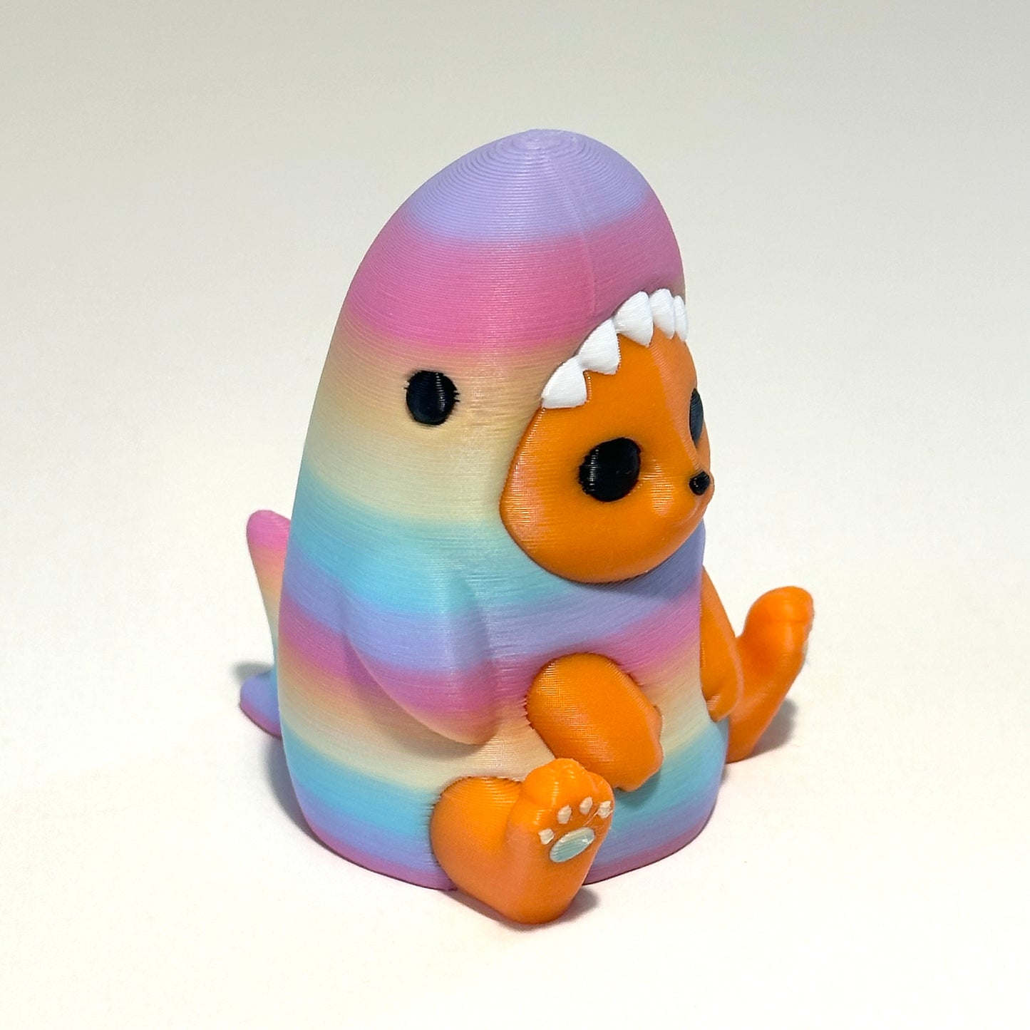 Sitting Cat Shark - 3D Printed Figure