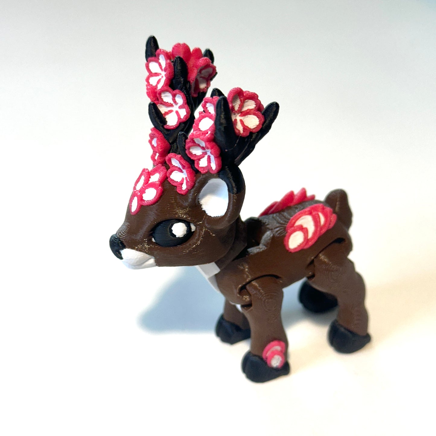 Blossom Deer - 3D Printed Articulating Figure