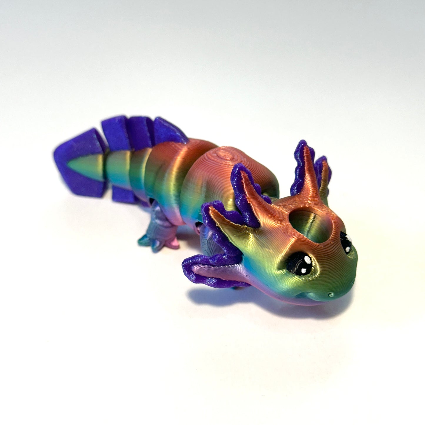 Baby Axolotl - 3D Printed Articulating Figure