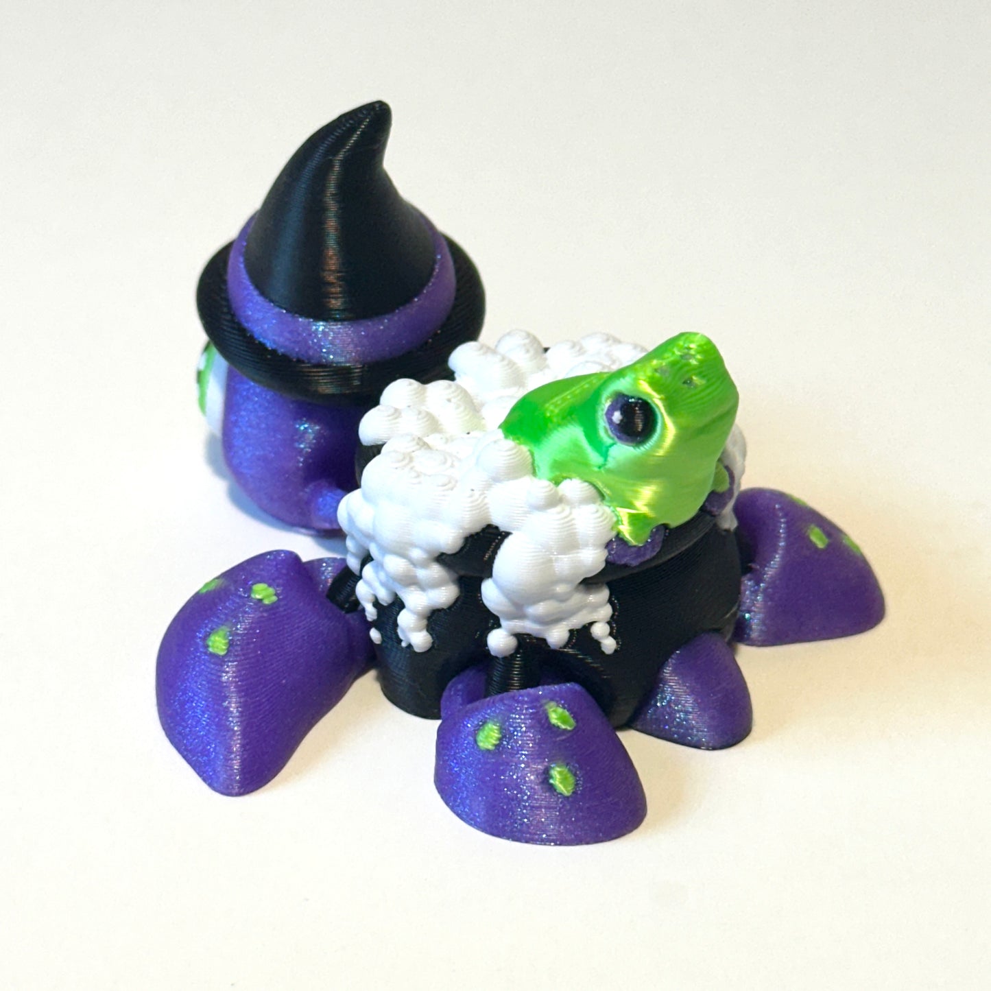 Witch Turtle - 3D Printed Articulating Figure