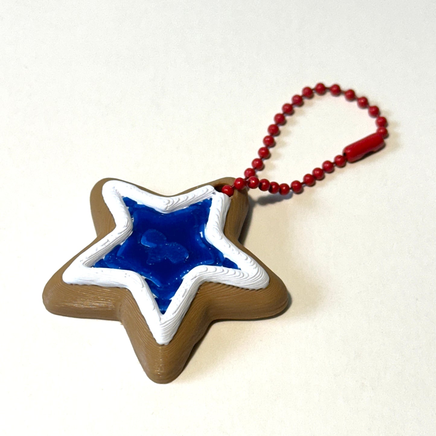 Star Cookie Keychain - 3D Printed Articulating Figure