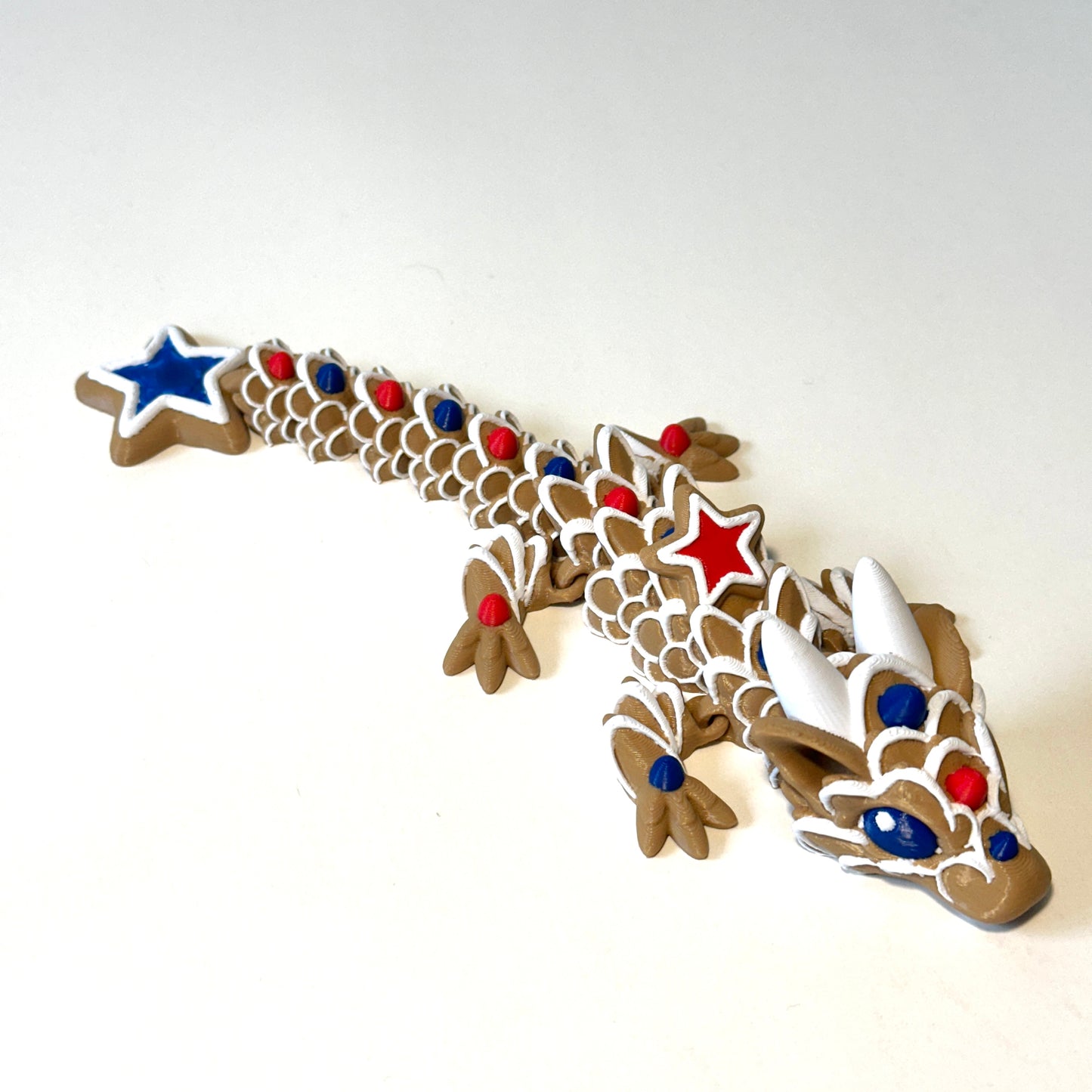 Baby Star Cookie Dragon - 3D Printed Articulating Figure