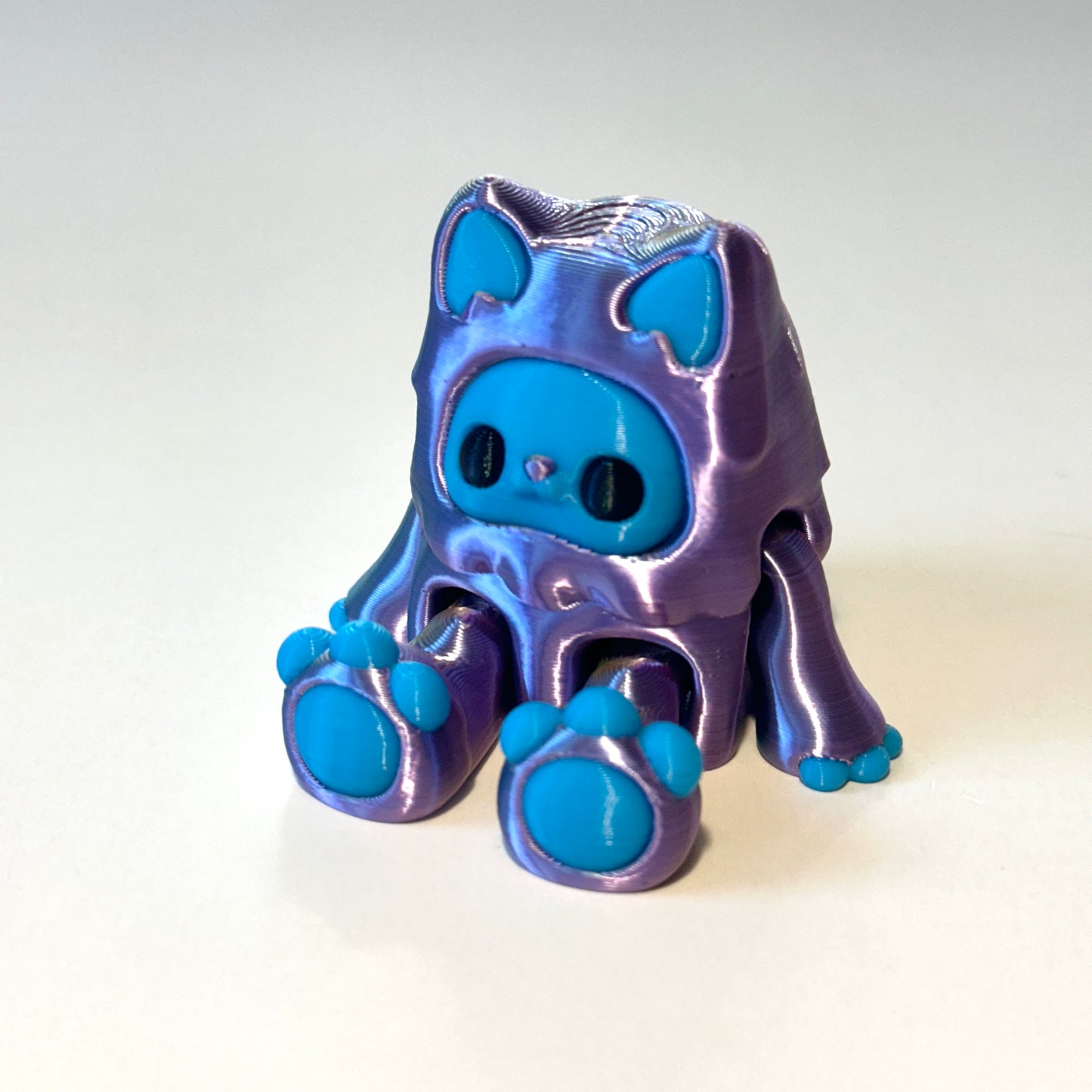 Woobu Koneko - 3D Printed Articulating Figure