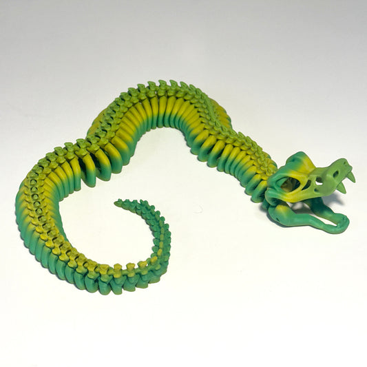 Flexi Skeleton Snake - 3D Printed Articulating Figure