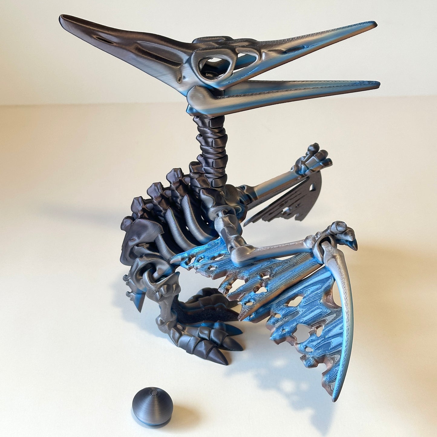 Giant Skeleton Pteranodon - 3D Printed Articulating Figure