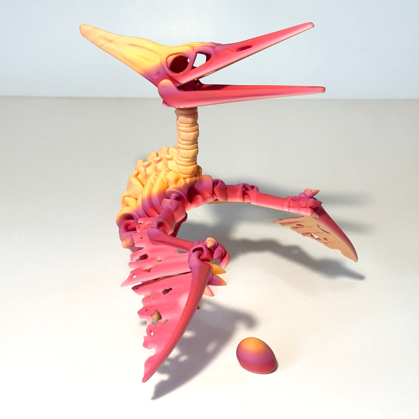 Giant Skeleton Pteranodon - 3D Printed Articulating Figure