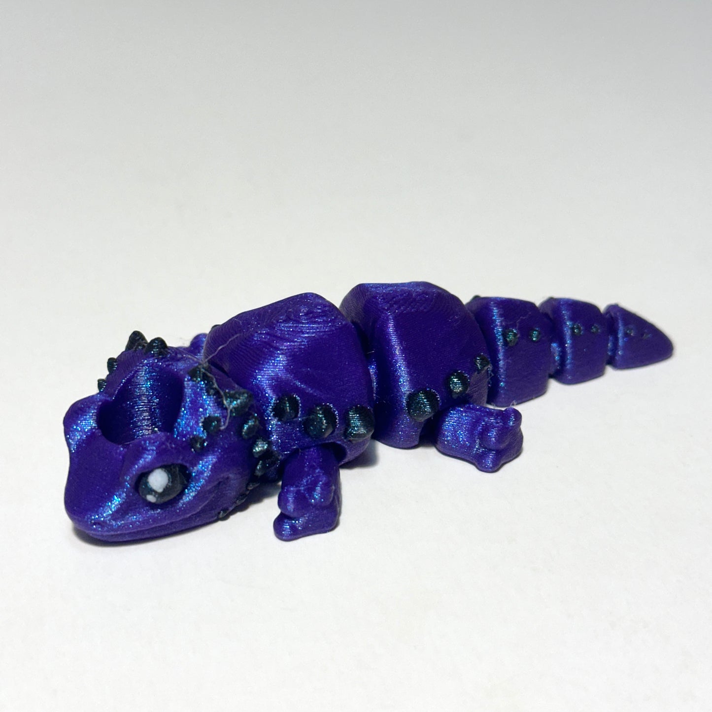 Bearded Dragon Straw Topper - 3D Printed Articulating Figure