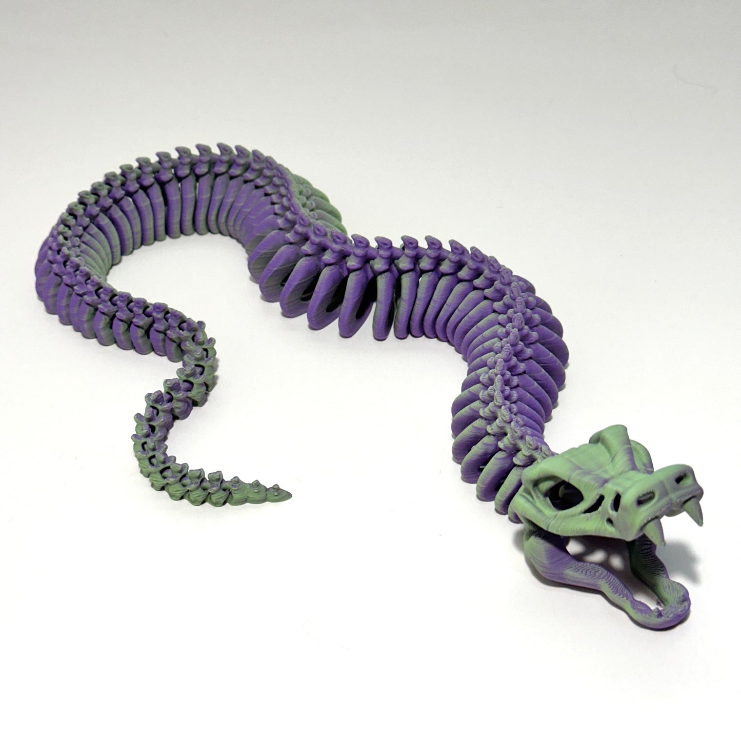 Flexi Skeleton Snake - 3D Printed Articulating Figure