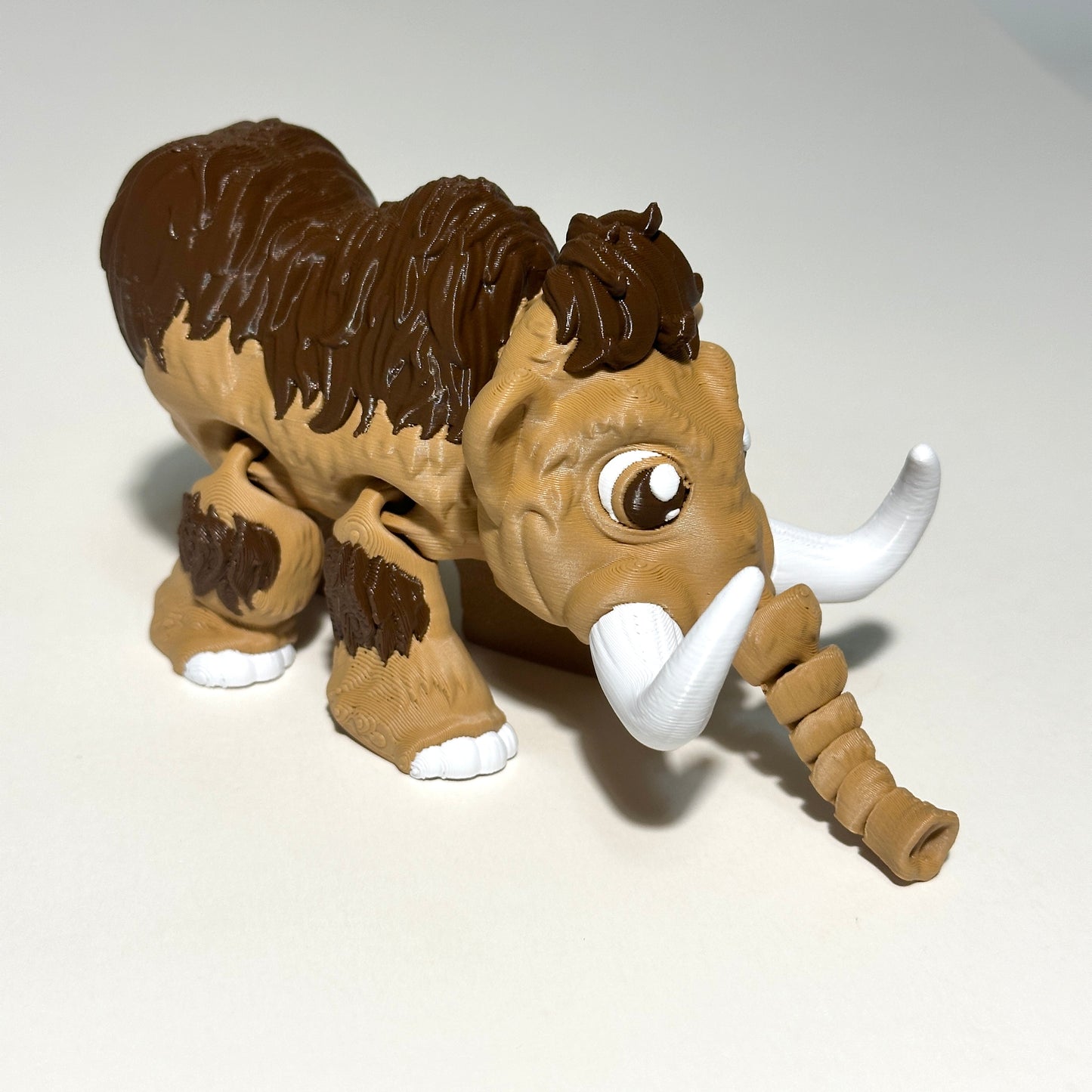 Flexi Mammoth - 3D Printed Articulating Figure