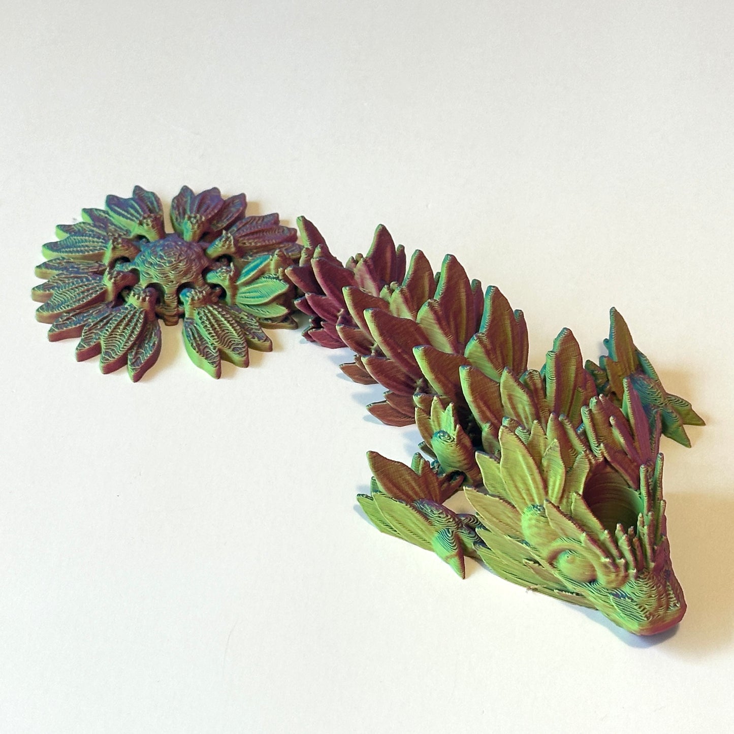 Sunflower Tadling Straw Topper - 3D Printed Articulating Figure