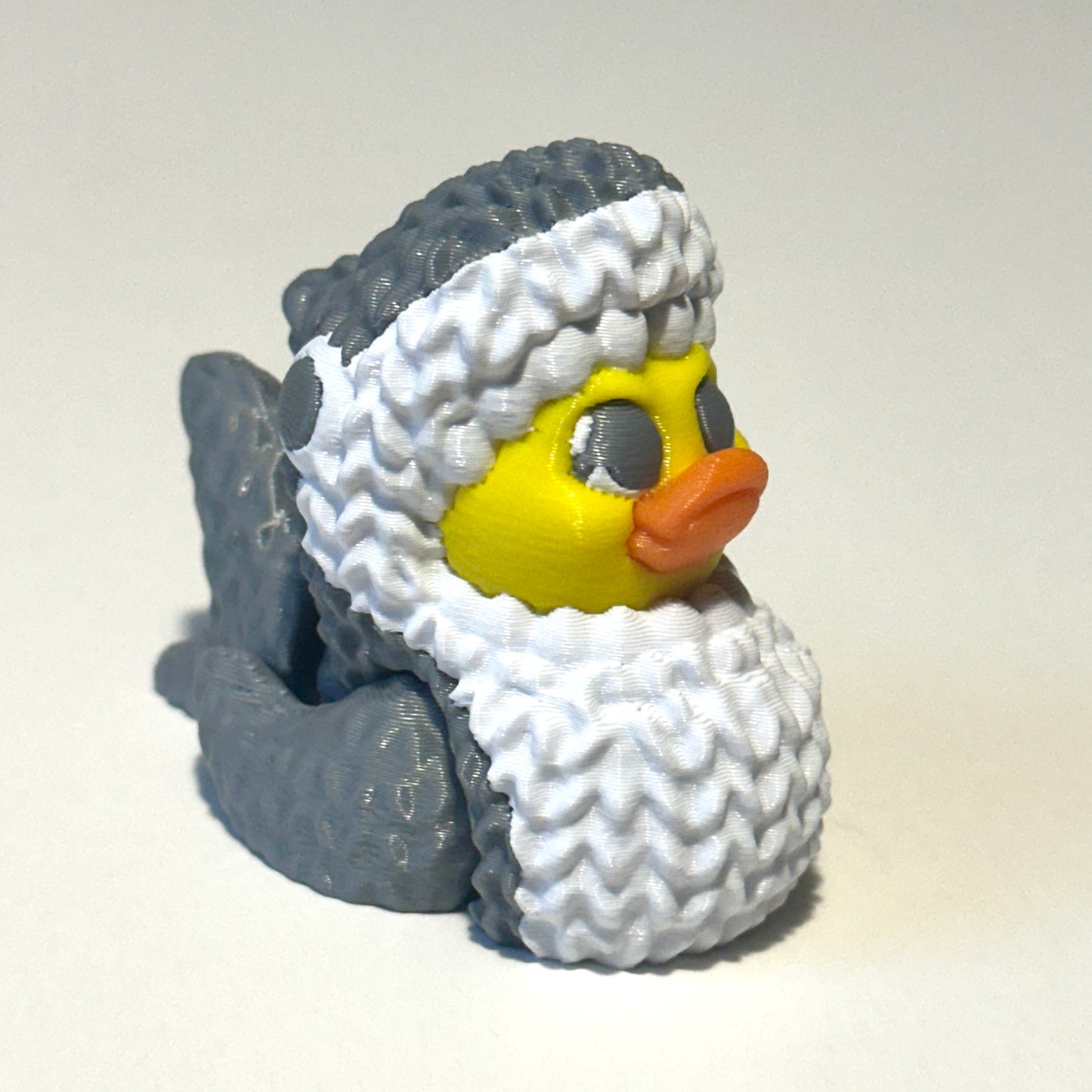 Knit Shark Duck - 3D Printed Articulating Figure