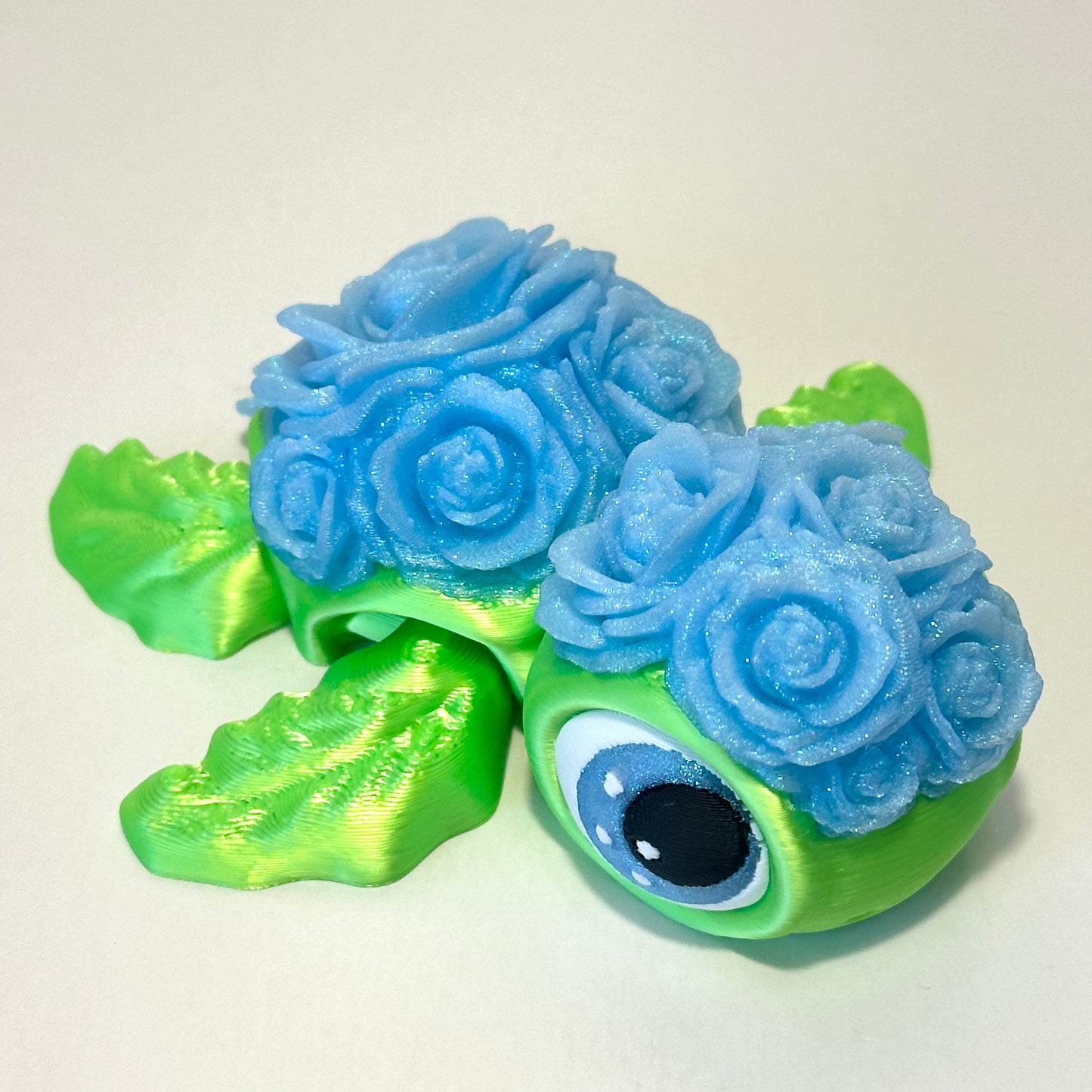 Rose Turtle - 3D Printed Articulating Figure