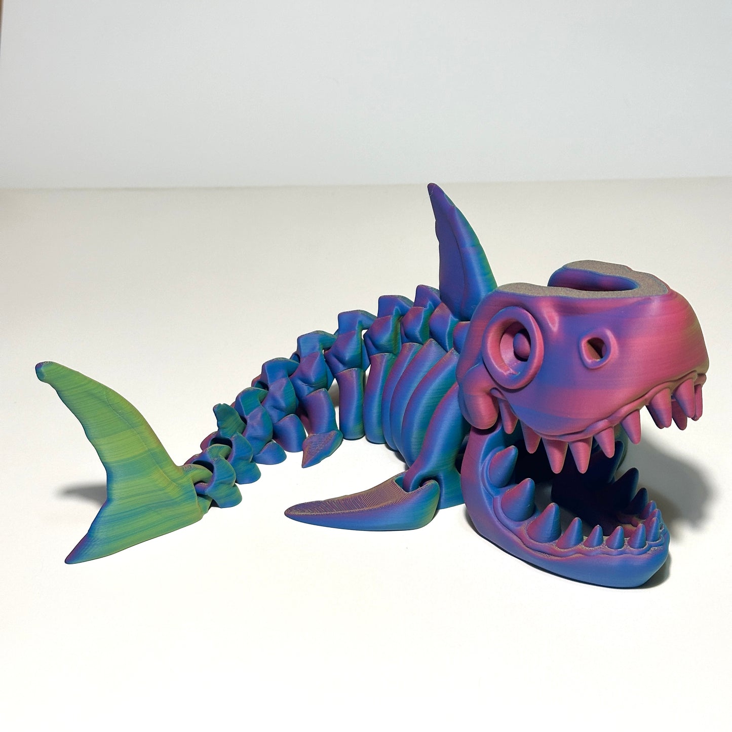 Giant Skeleton Shark - 3D Printed Articulating