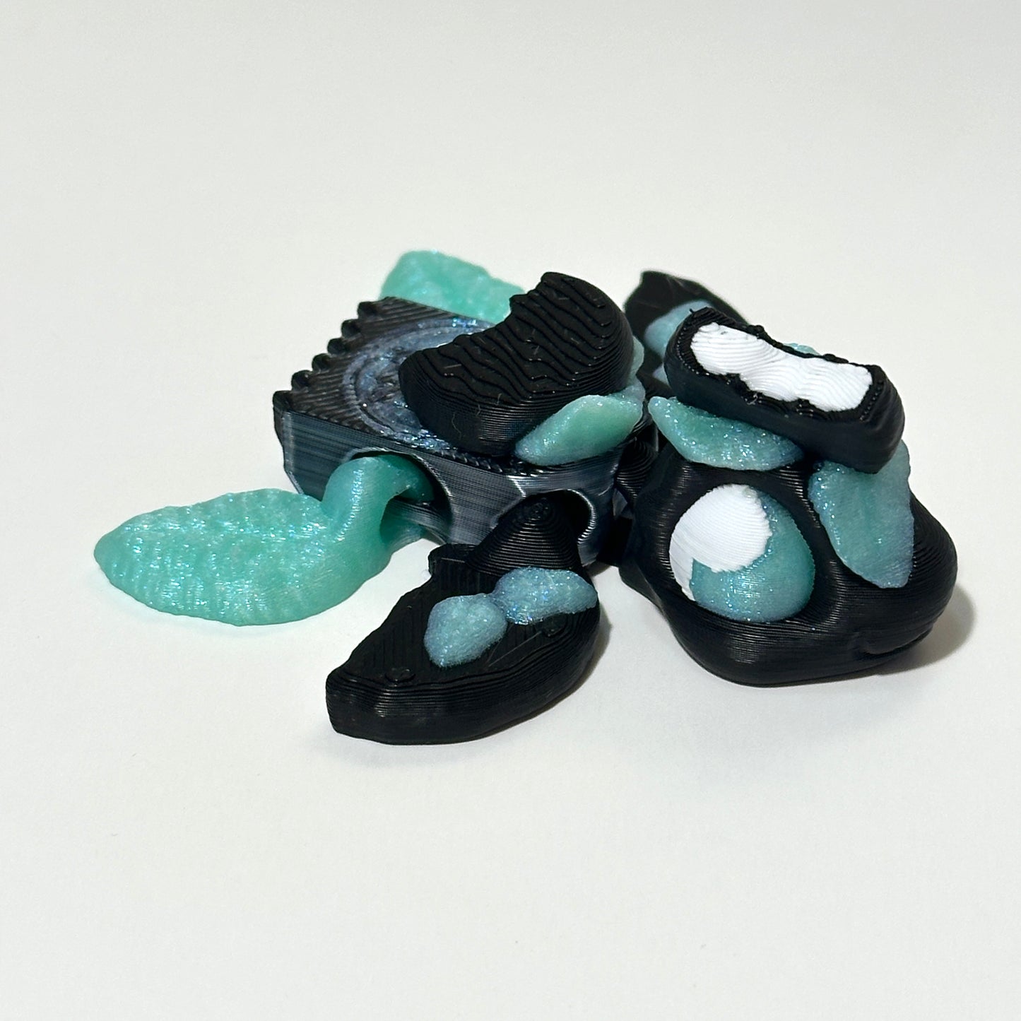 Mint Turtle - 3D Printed Articulating Figure