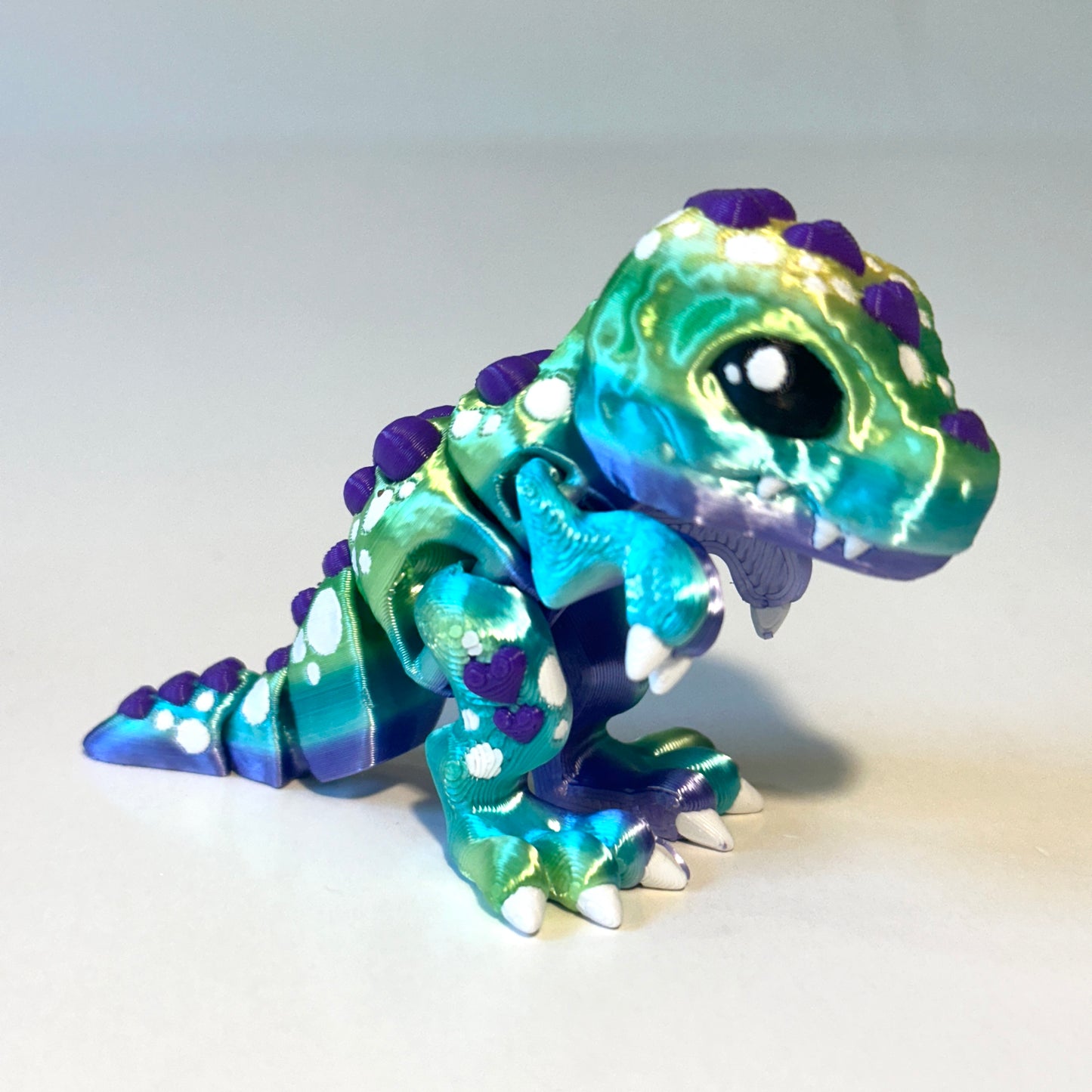 Flexi Heart T-Rex - 3D Printed Articulating Figure
