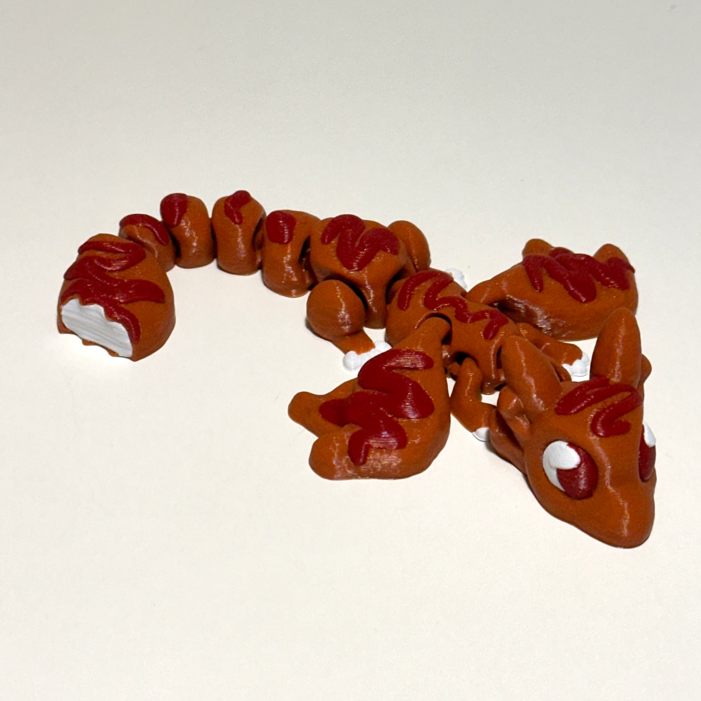 Baby Chicken Nugget Dragon - 3D Printed Articulating Figure