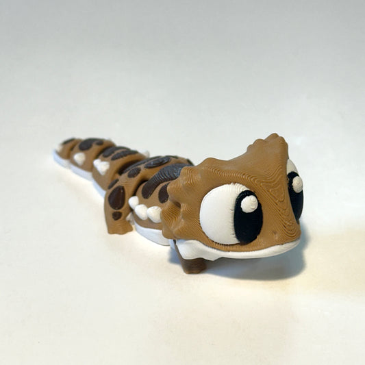 Baby Bearded Dragon - 3D Printed Articulating Figure