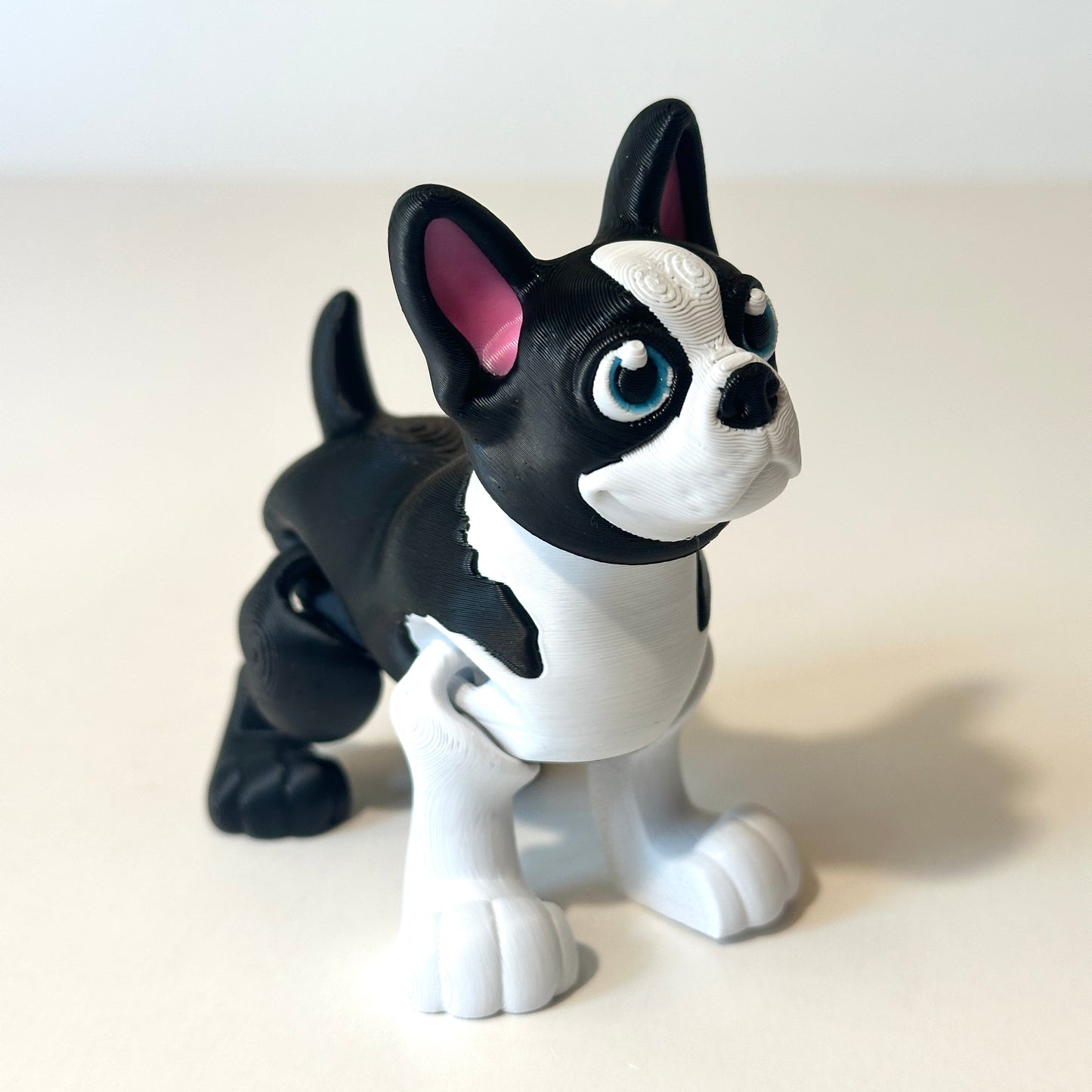 Flexi Boston Terrier - 3D Printed Articulating Figure