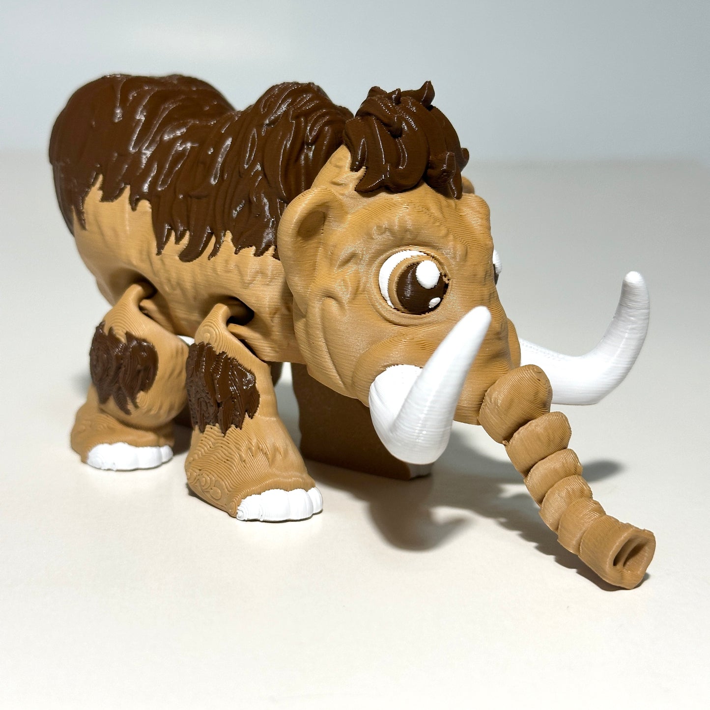 Flexi Mammoth - 3D Printed Articulating Figure