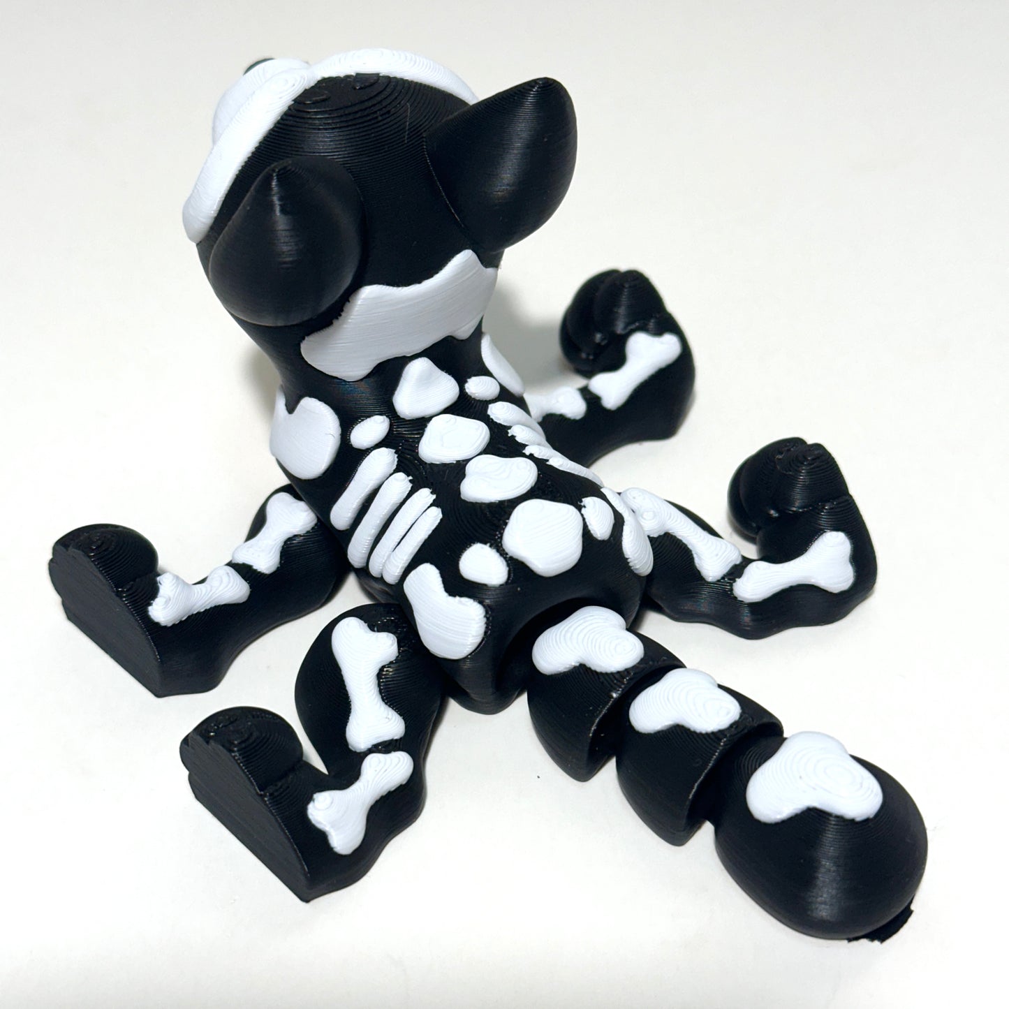 Skeleton Cat - 3D Printed Articulating FIgure