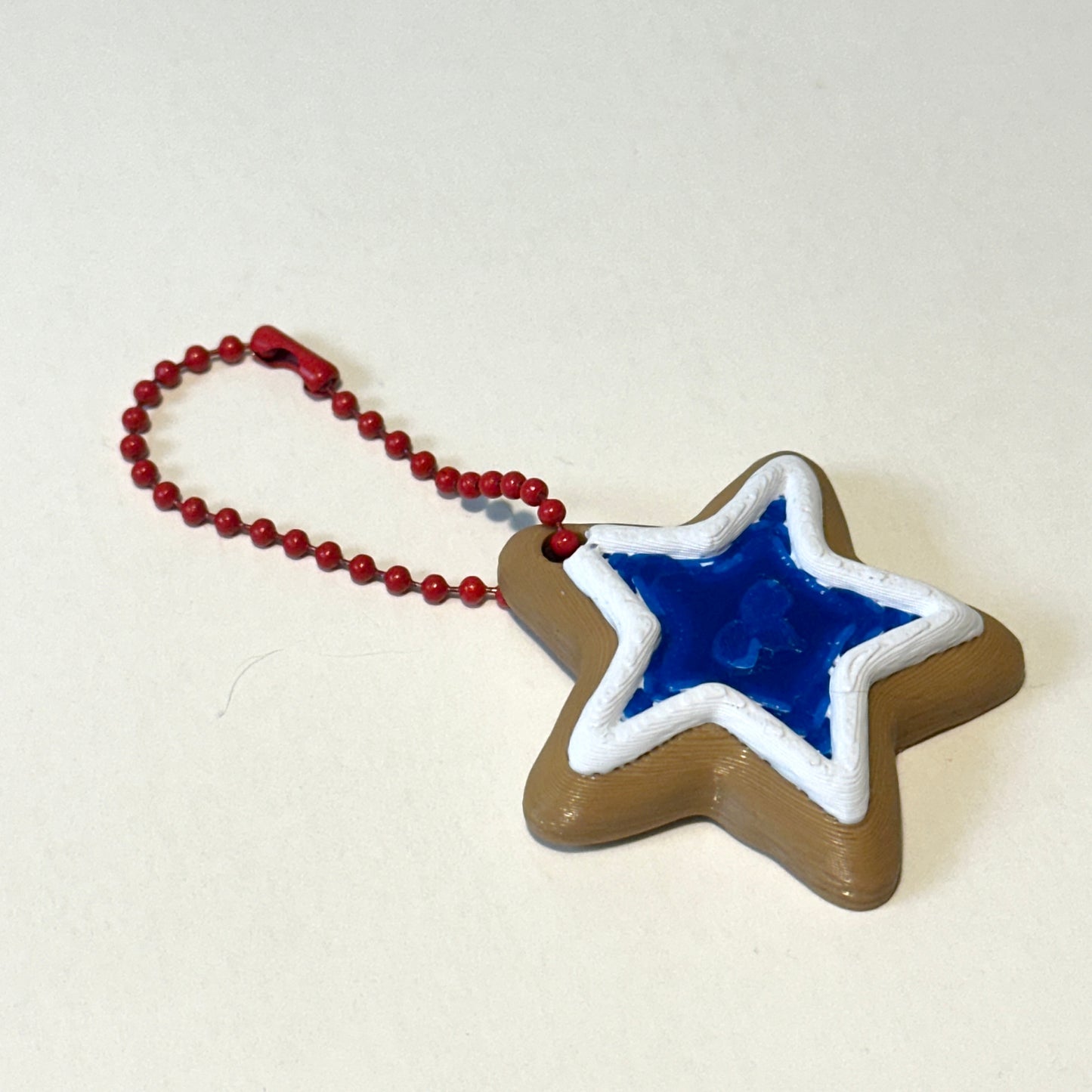Star Cookie Keychain - 3D Printed Articulating Figure