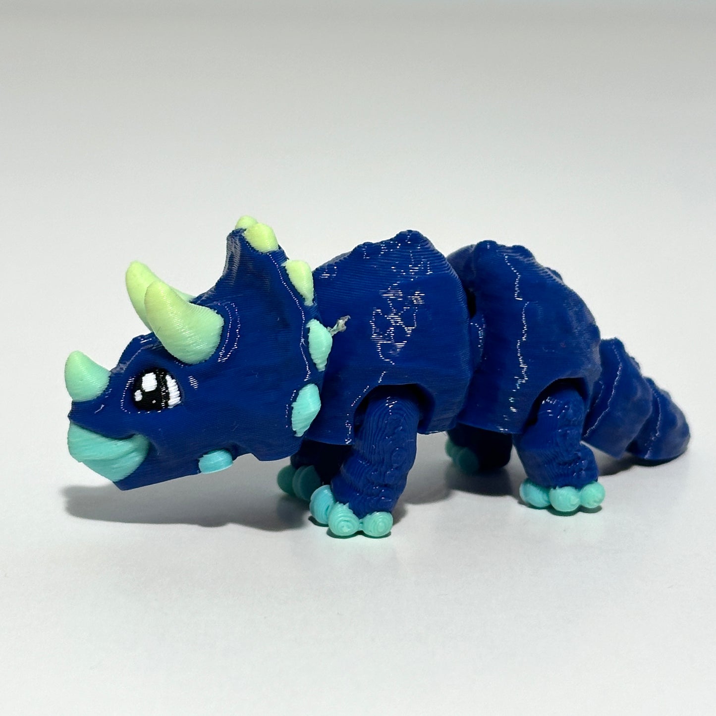 Baby Triceratops - 3D Printed Articulating Figure
