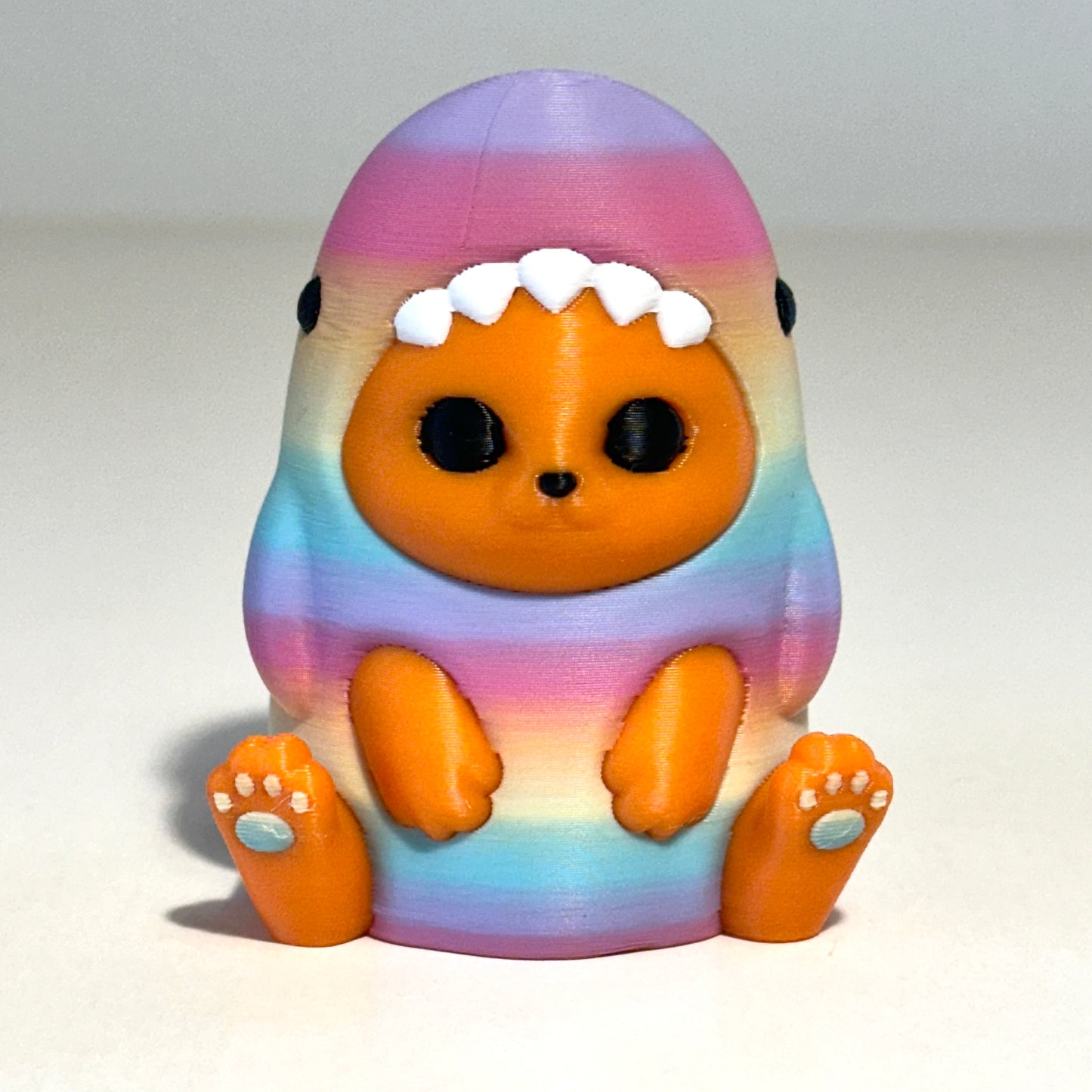 Sitting Cat Shark - 3D Printed Figure